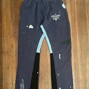 Gallery Dept Flared Sweatpants Navy